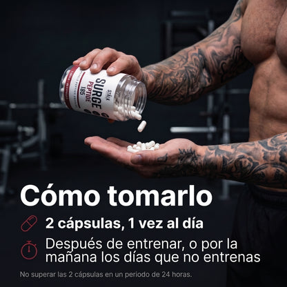 STÅLK SURGE 185™ Complejo Anabólico Muscular | Desarrolla Músculo Magro 3 Veces Más Rápido