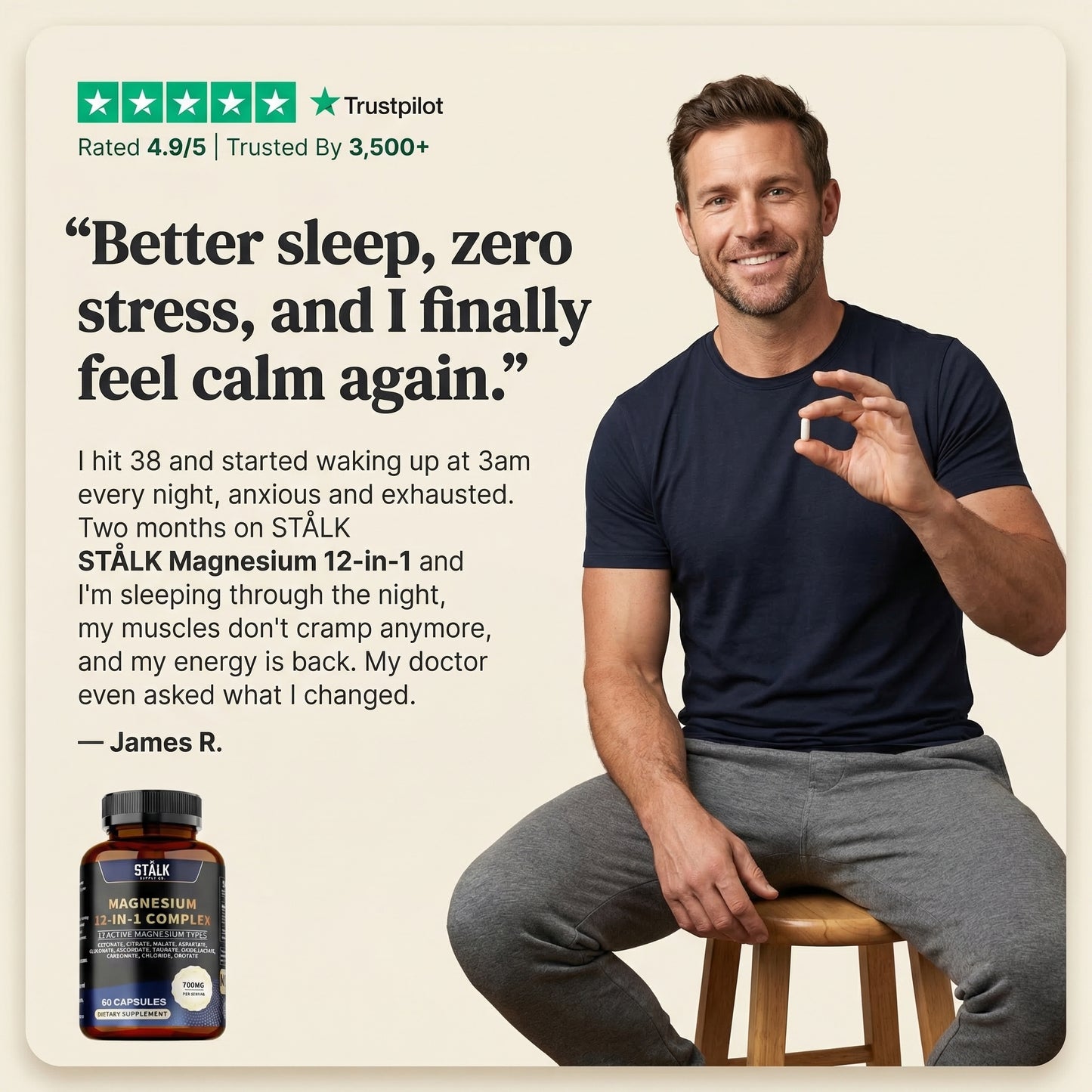 Magnesium Complex 700 | 12-in-1 Deep Recovery Formula