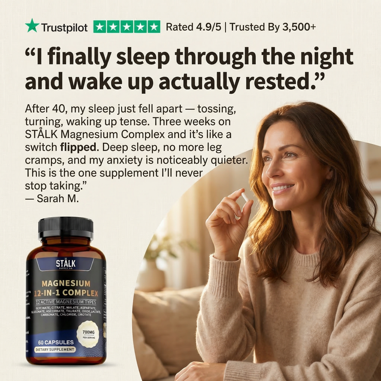 Magnesium Complex 700 | 12-in-1 Deep Recovery Formula