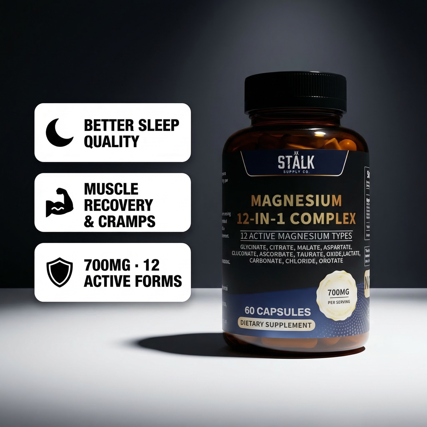 Magnesium Complex 700 | 12-in-1 Deep Recovery Formula