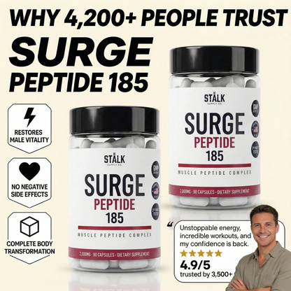 STALK Muscle Peptide 185 ingredients and supplement facts - DL-185 leucine dipeptide formula