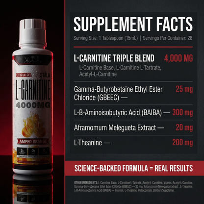 STÅLK SHRED 4000™ Liquid Carnitine Complex | Burn Fat 3X Faster