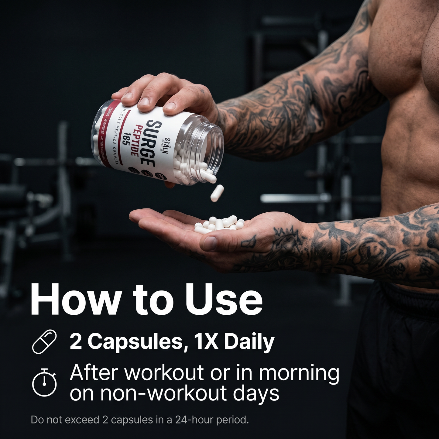 STÅLK SURGE 185™  Anabolic Muscle Complex | Build Lean Muscle 3X Faster