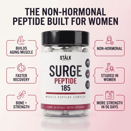 STÅLK SURGE 185™ Female Muscle Peptide | Build Lean Tone 3X Faster