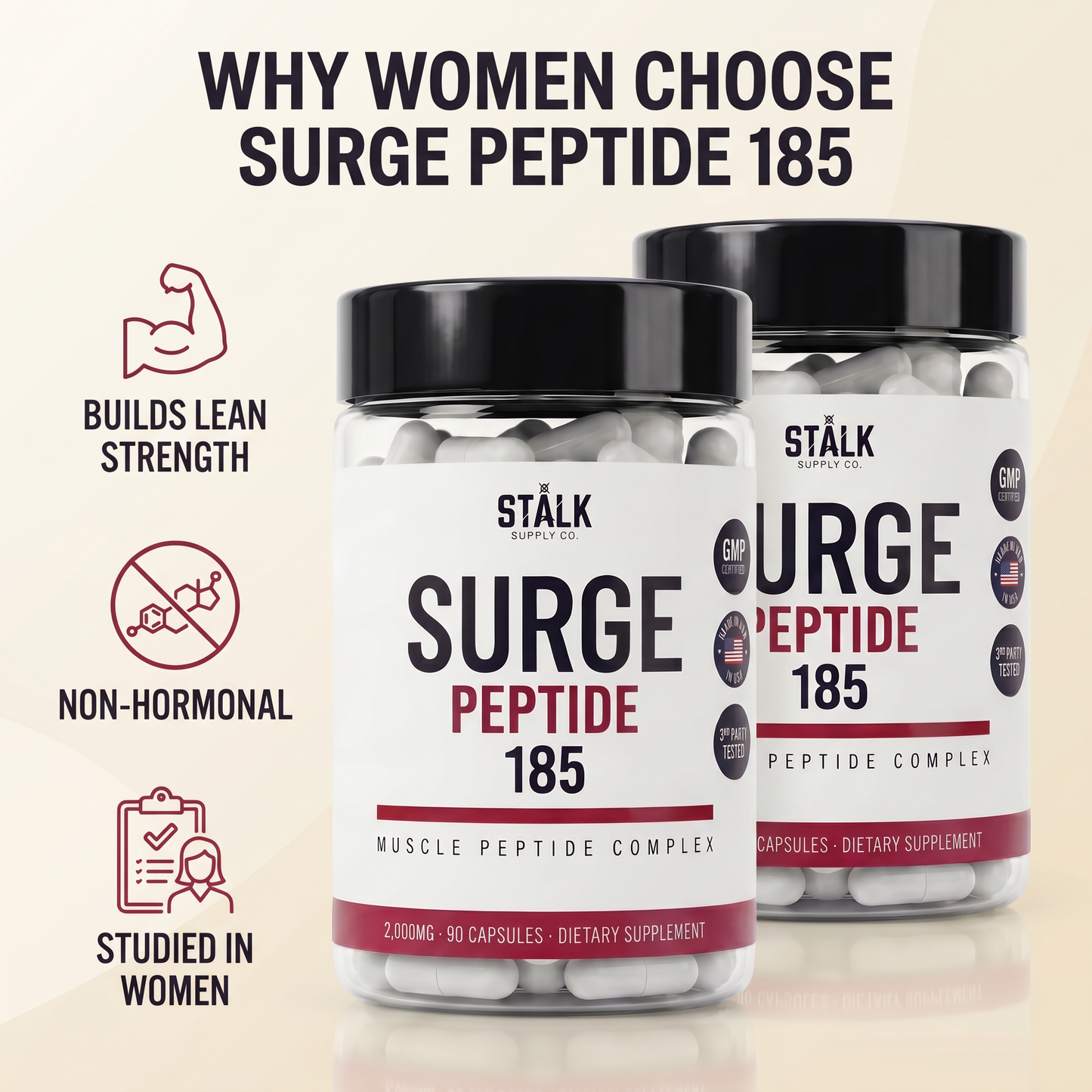 STÅLK SURGE 185™ Female Muscle Complex | Build Lean Tone 3X Faster