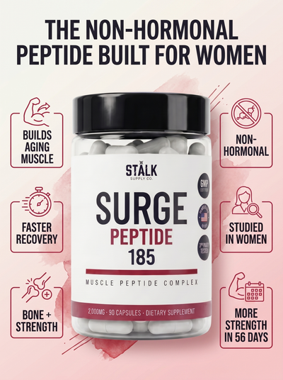STÅLK SURGE 185™ Female Muscle Peptide | Build Lean Tone 3X Faster