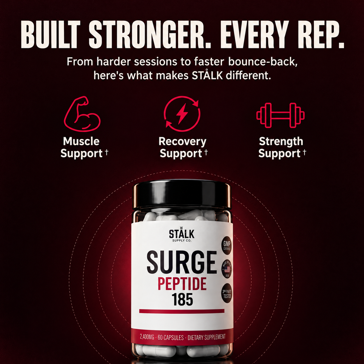 SURGE 185™ Muscle-Building Complex | Get Jacked 3X Faster